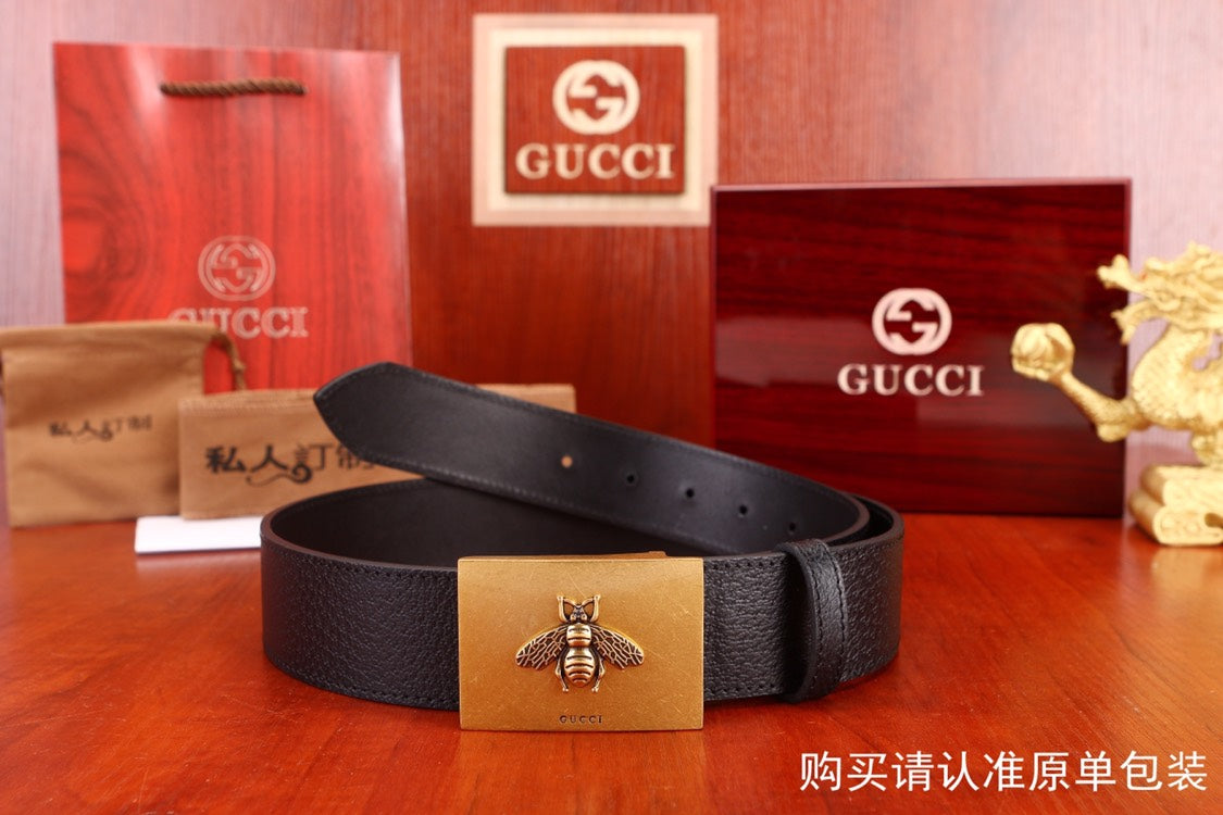 古G家-皮帶-3.8cm-男款