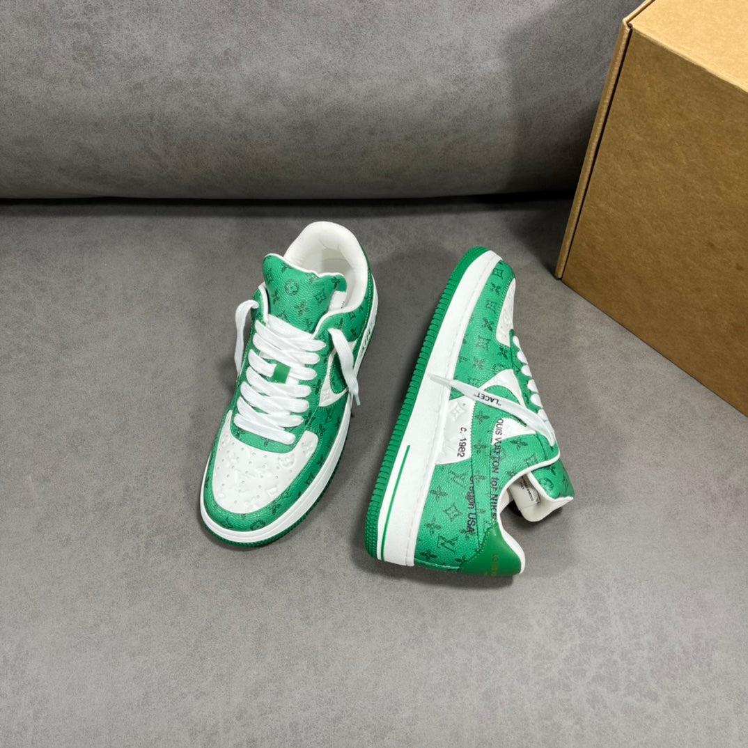 Lou- OFF-WHITE x Nike 三方聯名 板鞋 休閒鞋 綠色