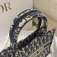 Dior Book Tote-小號36.5cm-深藍老花