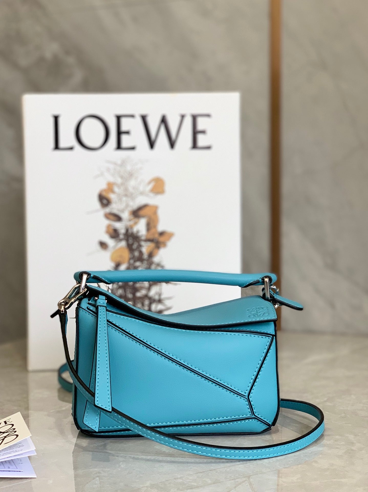 羅L威-Puzzle bag mini 小牛皮