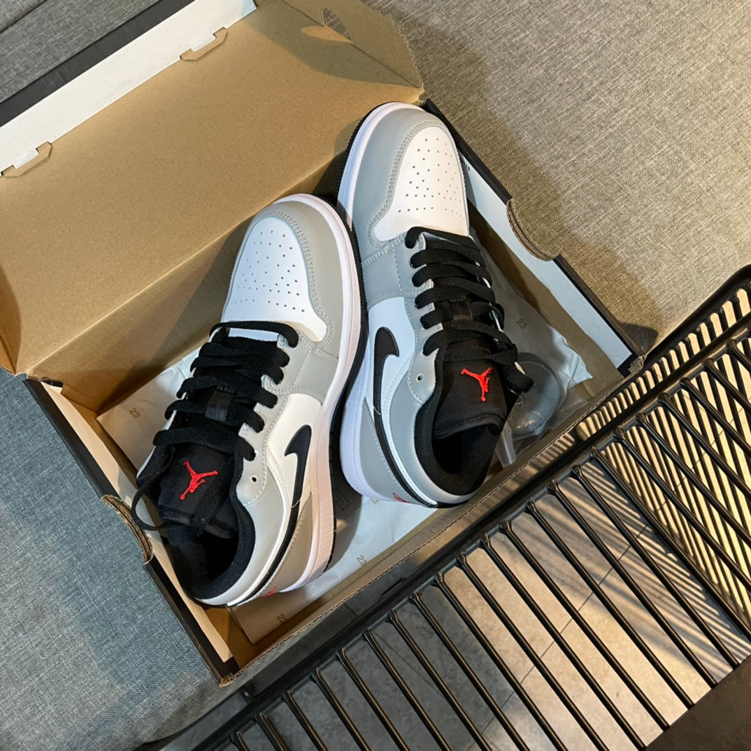 N1K-Air Jordan 1 Low 板鞋 休閒鞋 灰黑色