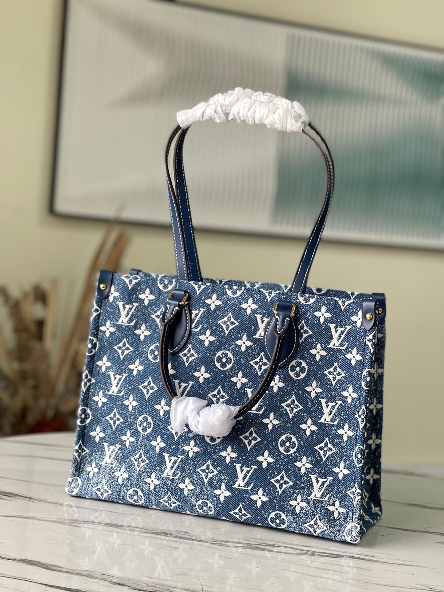 M59608 路L家- Onthego 手袋 牛仔藍