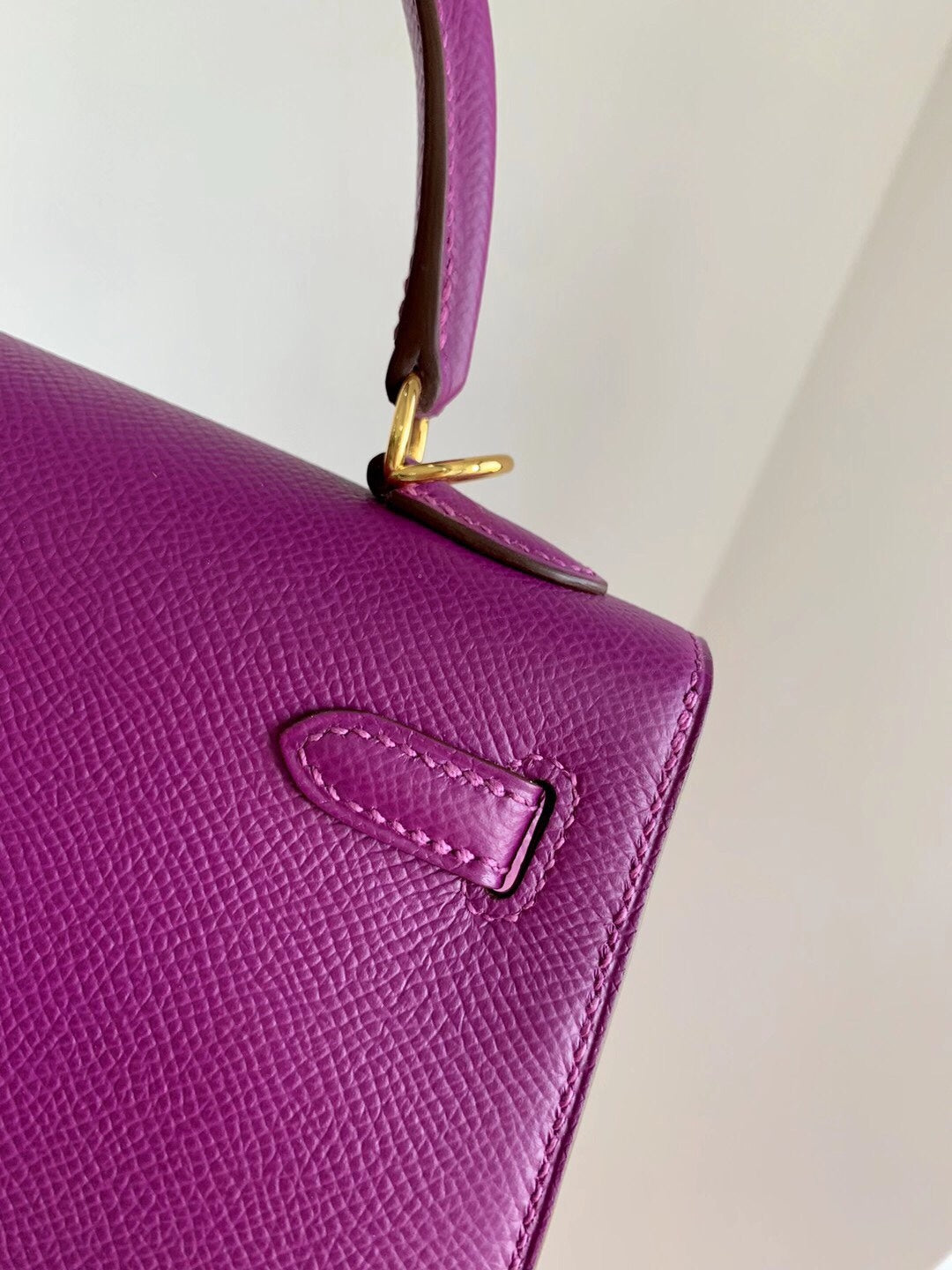 Hermes-Kelly 25-P9海葵紫-Epsom-金扣