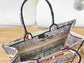 Dior Book Tote-大號41.5cm-藍椰子樹