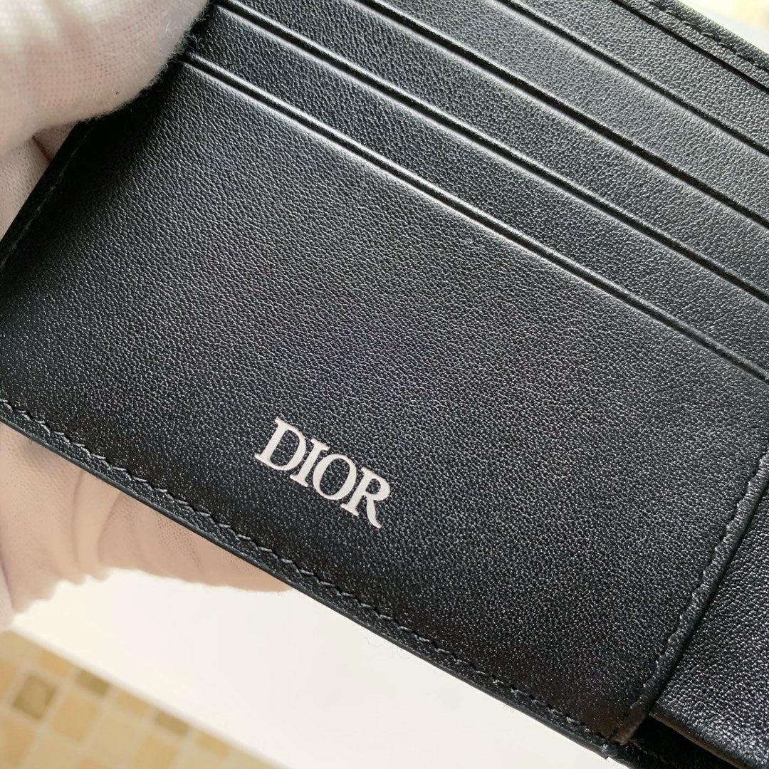 Dior 男款老花短夾