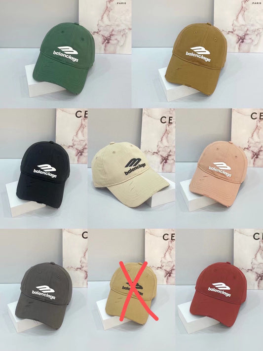 巴黎世-多色牛仔棒球帽