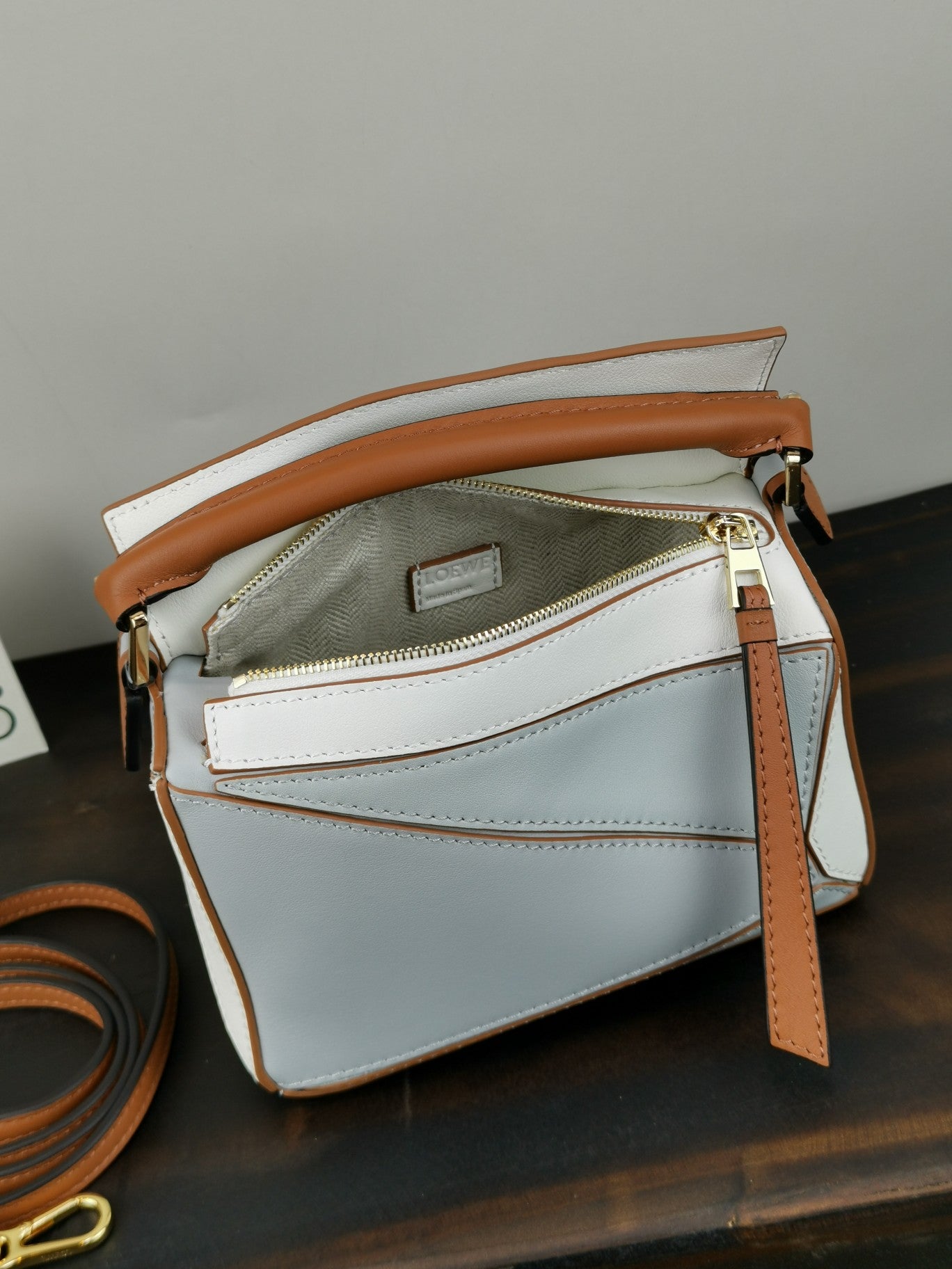 羅L威-Puzzle bag mini 小牛皮