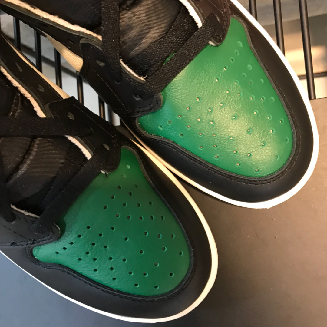 N1K- Air Jordan AJ1 高筒板鞋 黑綠色