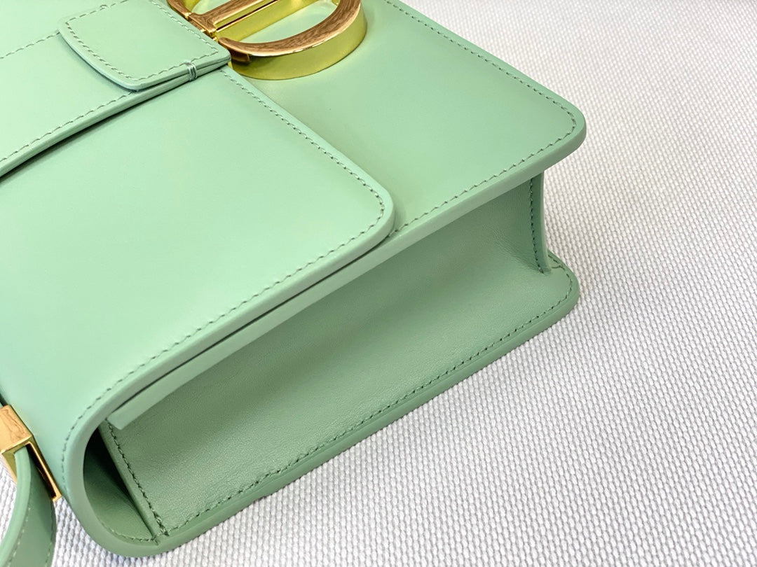 Dior 蒙田 30 Montaigne系列-24cm-牛皮平紋-薄荷綠金扣