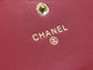 Chanel 復古CC荔枝牛皮-翻蓋中夾-復古五金
