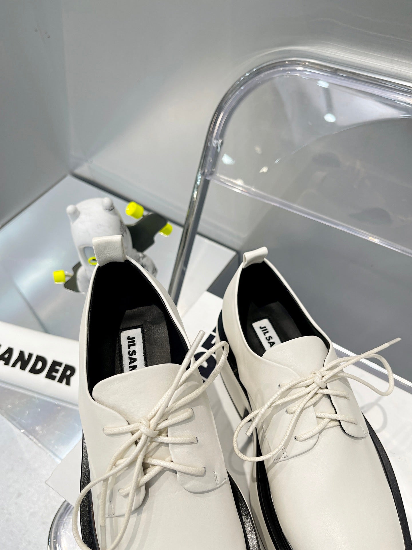 Jil sander-2022秋冬新款 淺口繫帶單鞋