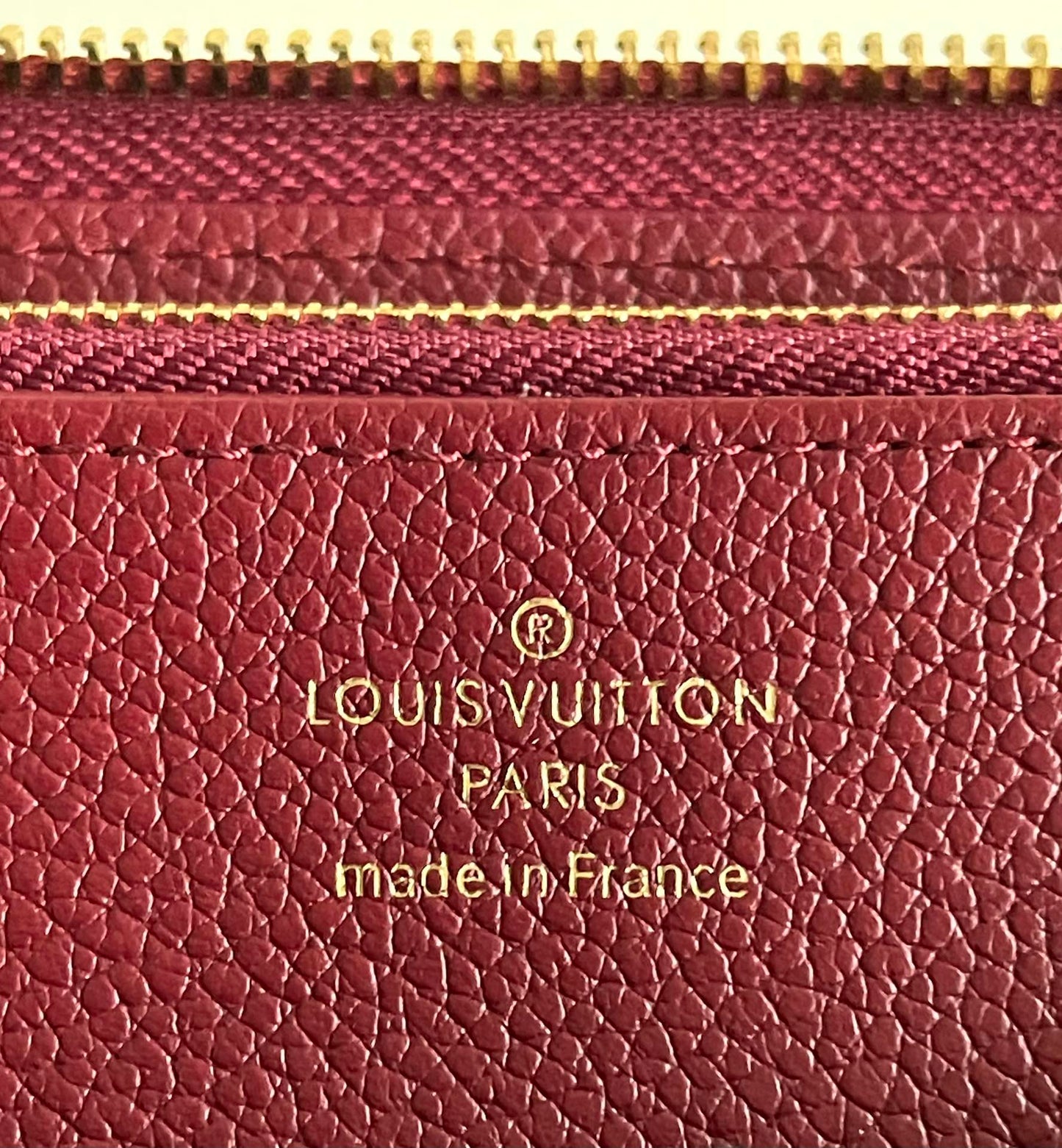 LV 經典拉鍊長夾 M63691 紫紅色
