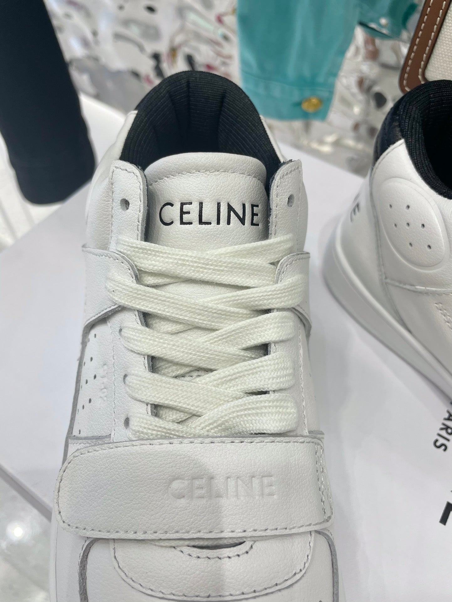 Celine鞋-Celine 情侶款 魔鬼氈造型 休閒鞋