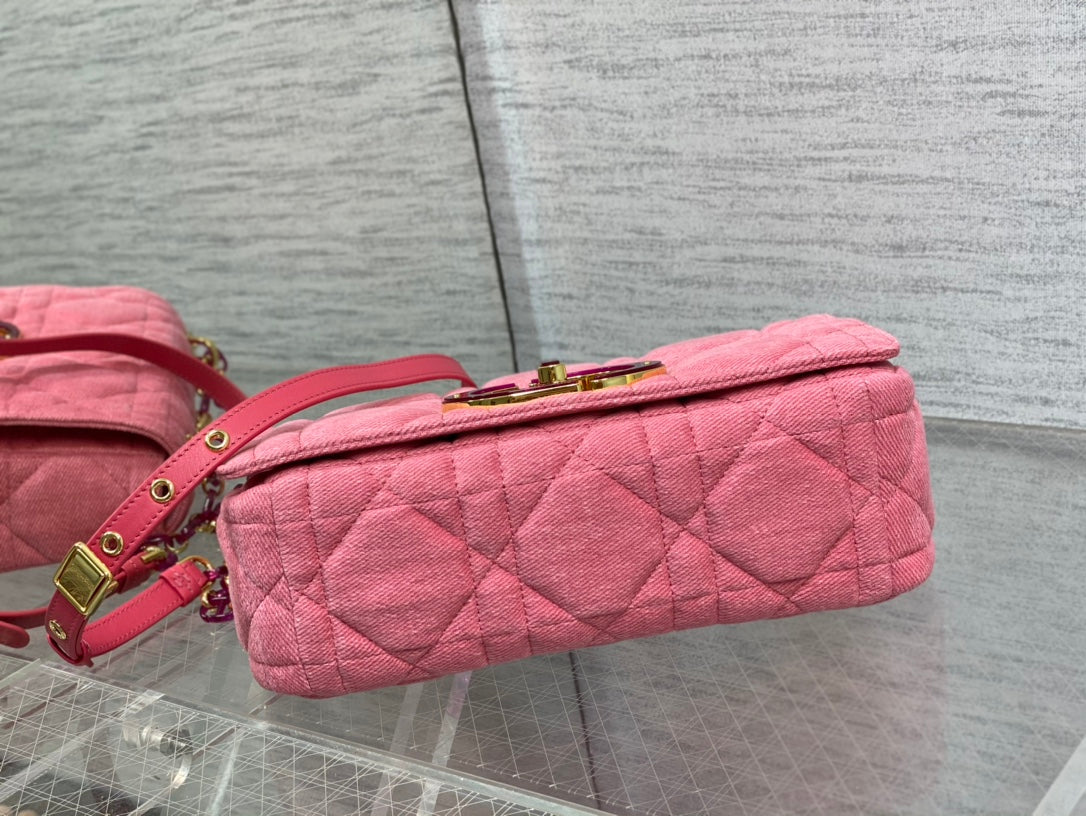 迪D家- New Caro-25.5cm-牛仔布系列 粉色
