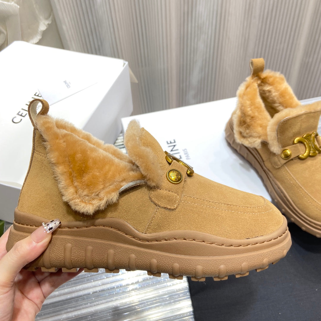 賽C家-2022早春新款 毛毛雪地靴
