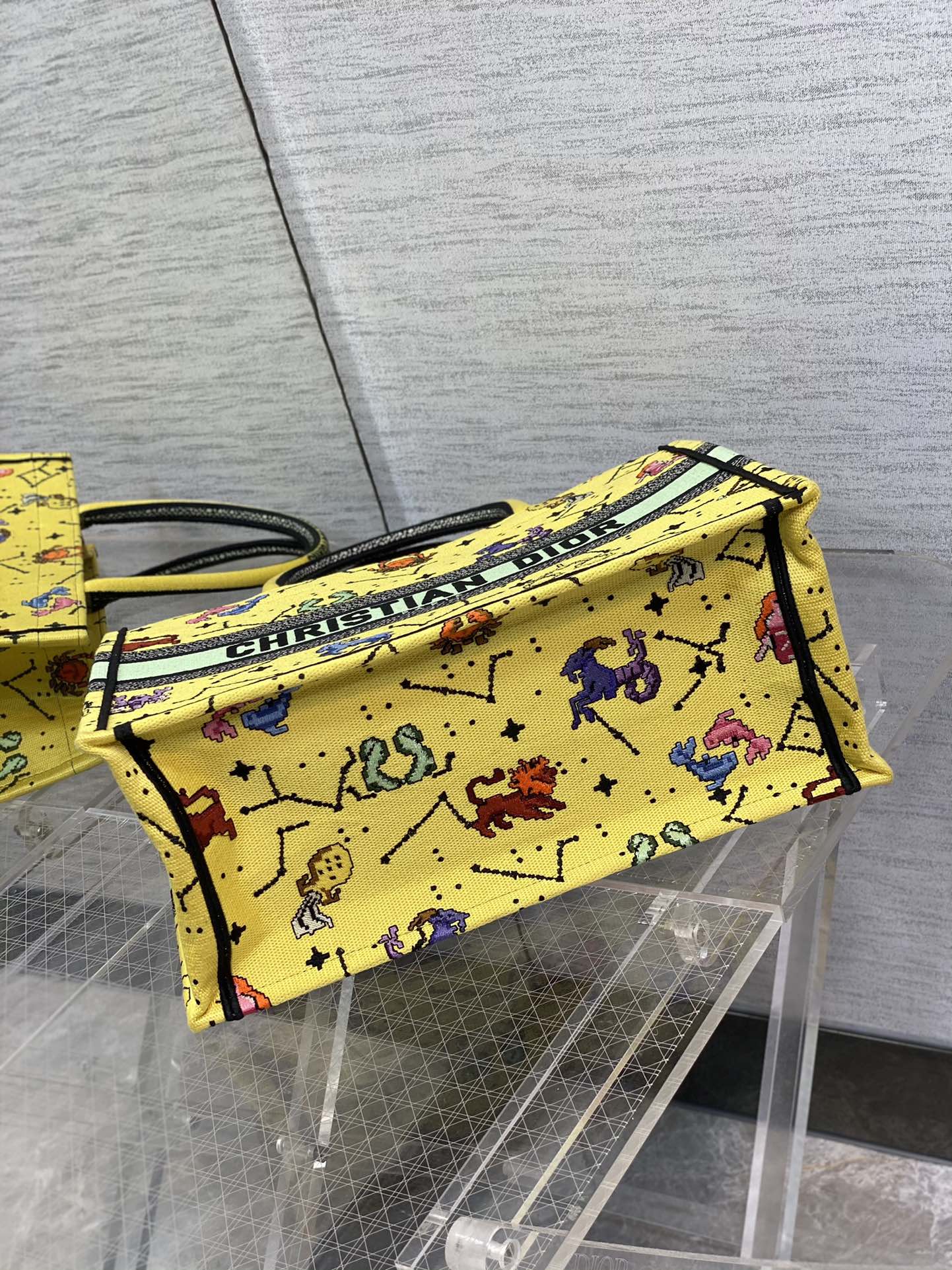 迪D家 Book Tote-中號36.5cm-七夕情人節限定 黃色