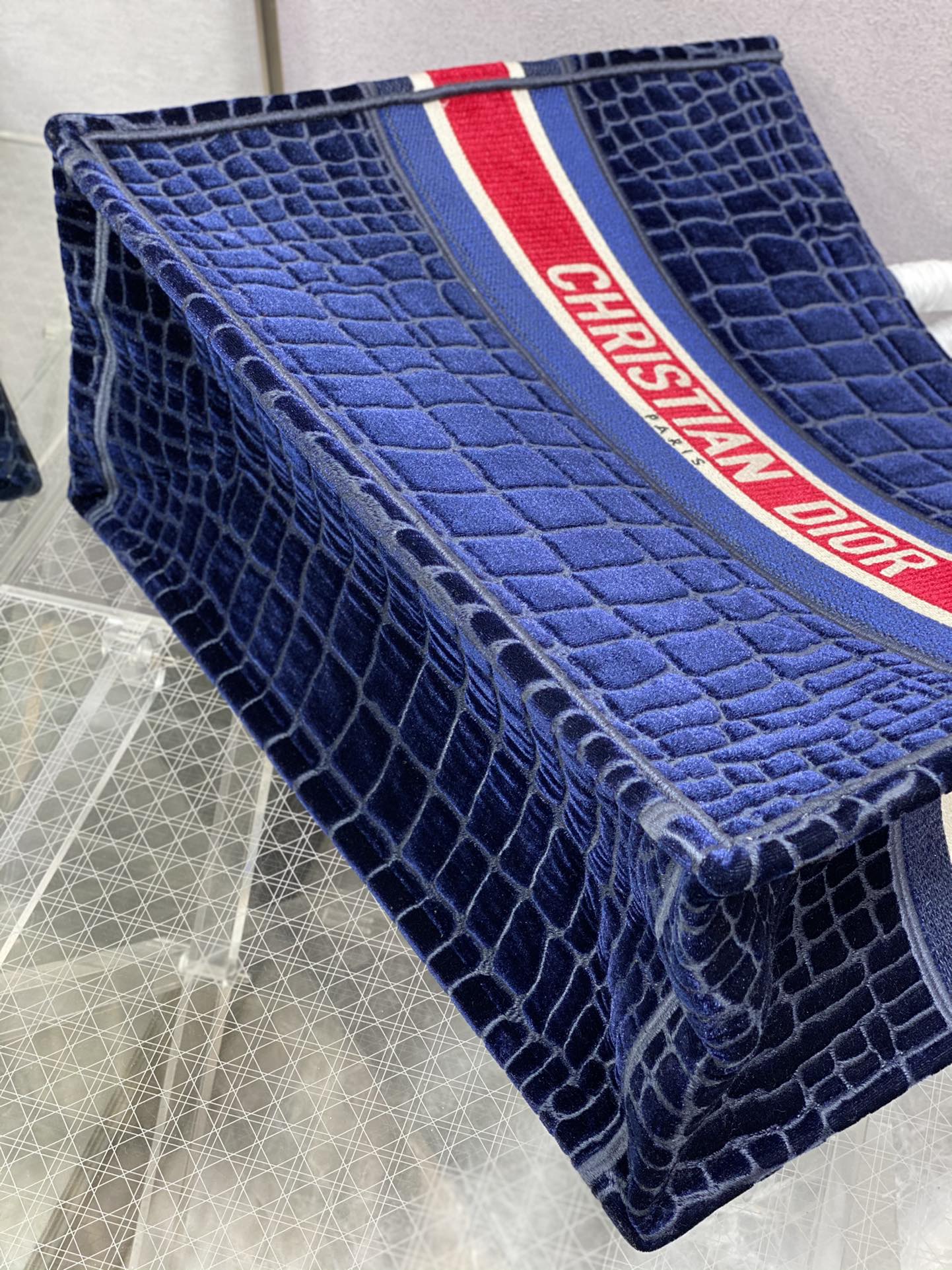 Dior Book Tote-大號41.5cm-鱷魚紋