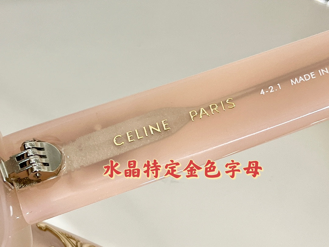 賽C家-墨鏡 CL40194 52-24-145 杏粉色