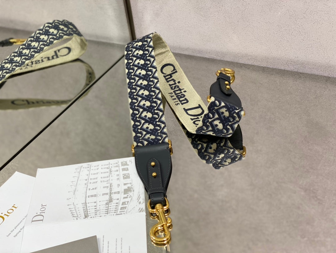 Dior-Bobby包 oblique系列秋冬 大號 經典藍布