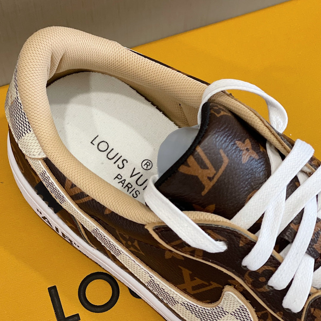 Lou-N1K聯名 板鞋 休閒鞋 咖色