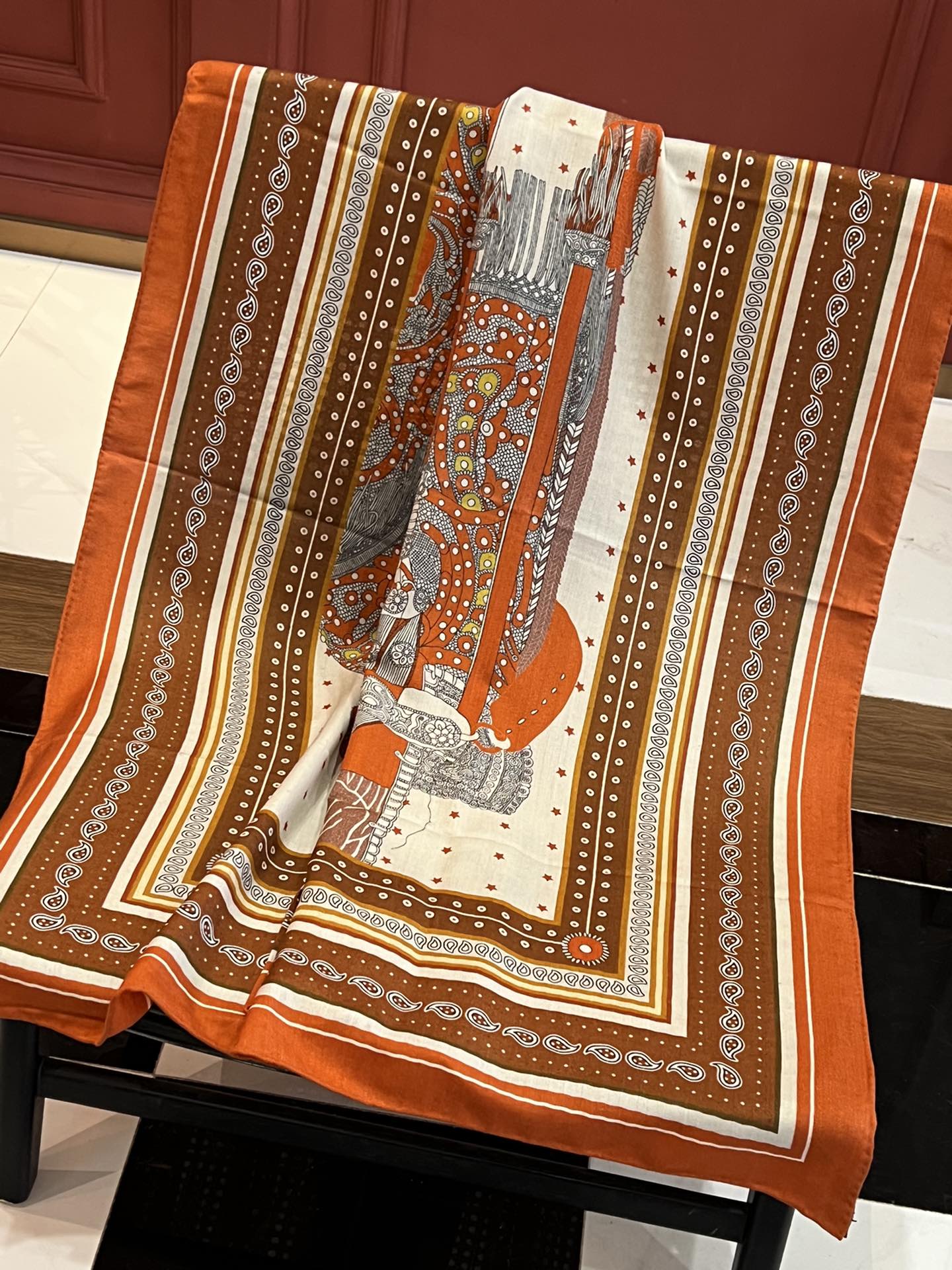 小愛款-雙面同色高貴馬鞍 140*140cm 絲羊絨 橘色