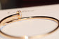 Cartier 細版釘子手鐲 玫瑰金半鑽