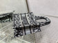 Dior Book Tote-Mini 23cm-黑色豹紋