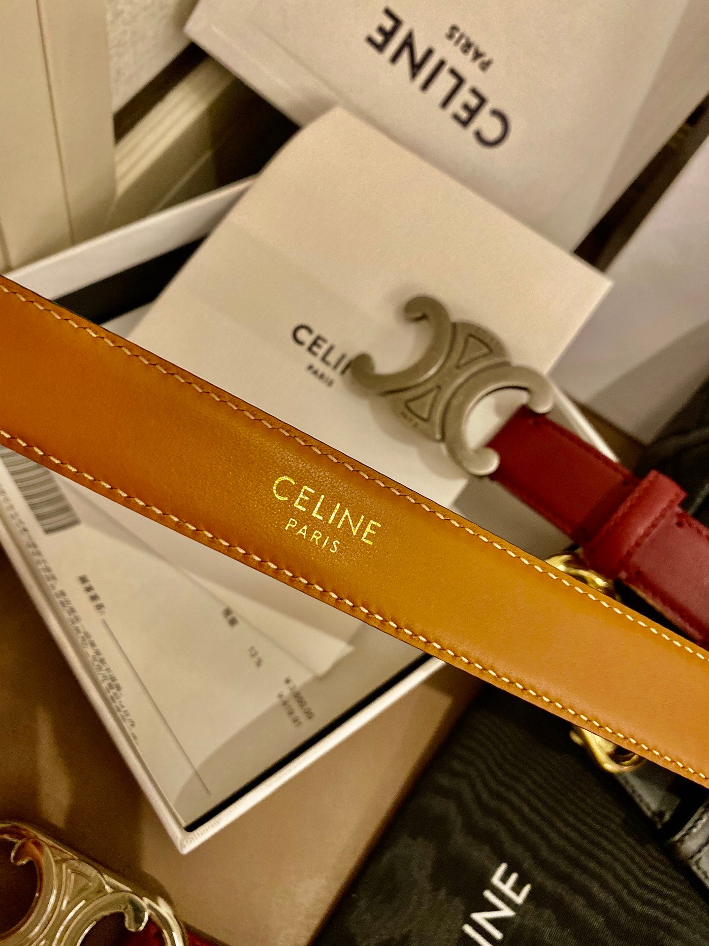 賽C家-咖色皮帶-2.0cm