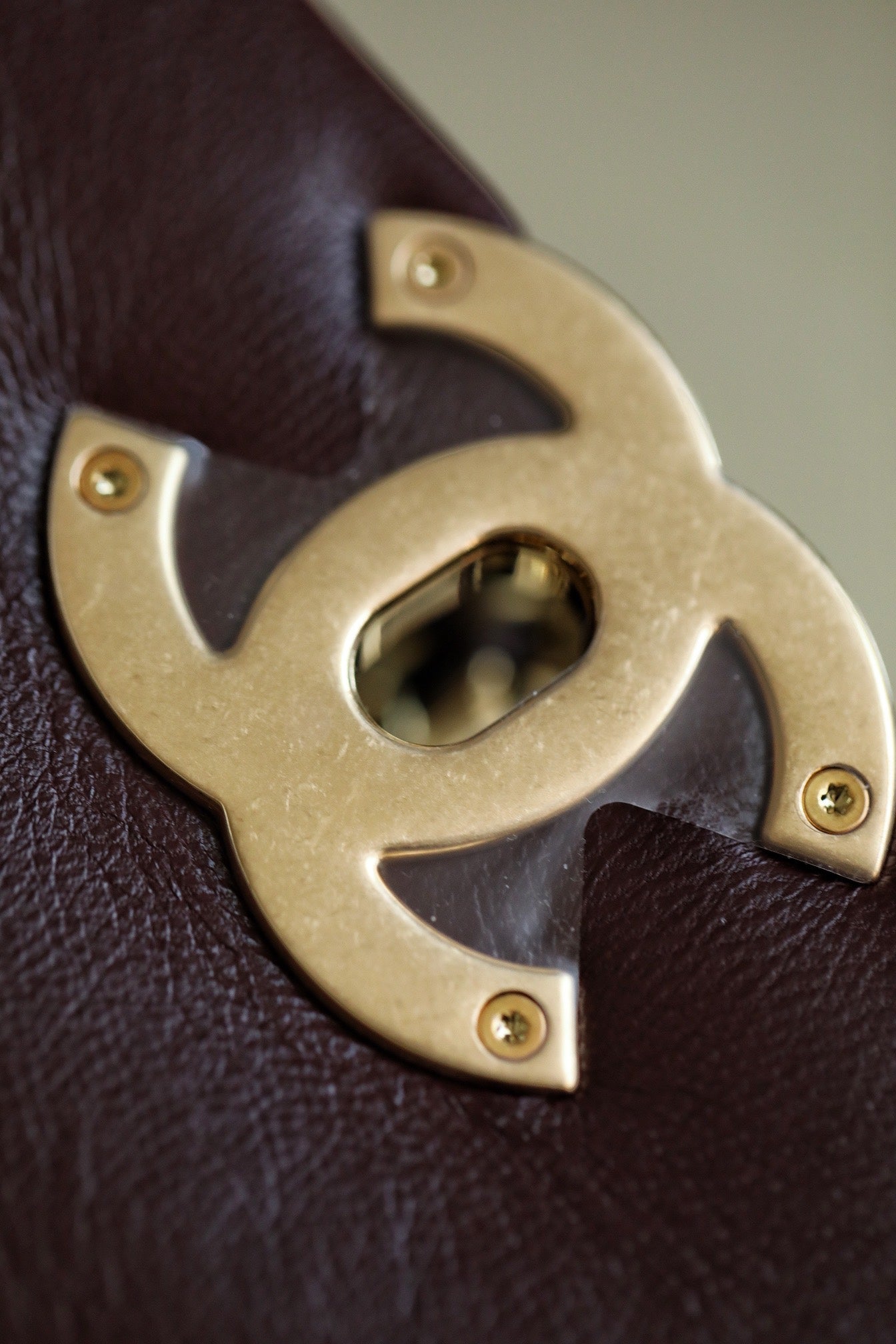 Chanel 19Bag-中號深棗紅