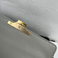 賽C家-TRIOMPHE亮澤牛皮革鏈條肩背包 淺灰