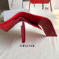 Celine 三折短夾-紅水波紋