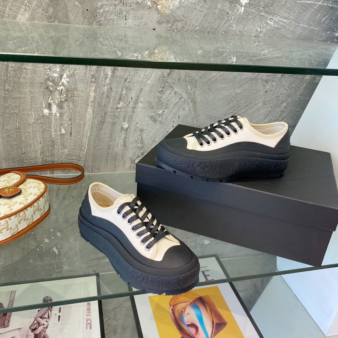 Jil sander-2022新款 帆布鞋 白色