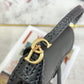 Dior Saddle 馬鞍包-編織-大號黑色-25.5cm