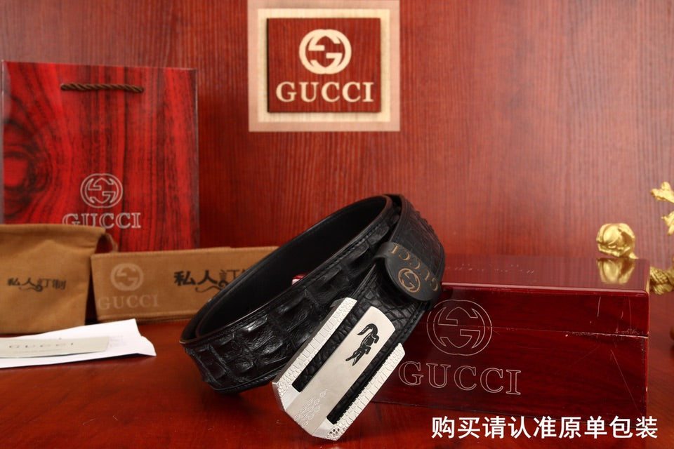 古G家-皮帶-3.8cm-男款