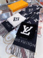 路L家-Cold Reykjavik 圍巾 190 x 46.0 cm  羊絨添綴兔毛 黑色