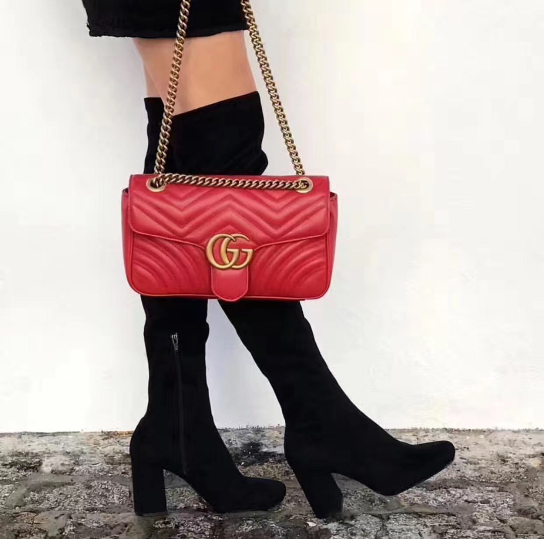 古G家-Marmont-紅色中號26cm（26*7*5cm）