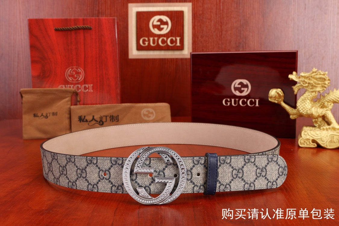 古G家-皮帶-3.8cm-男款