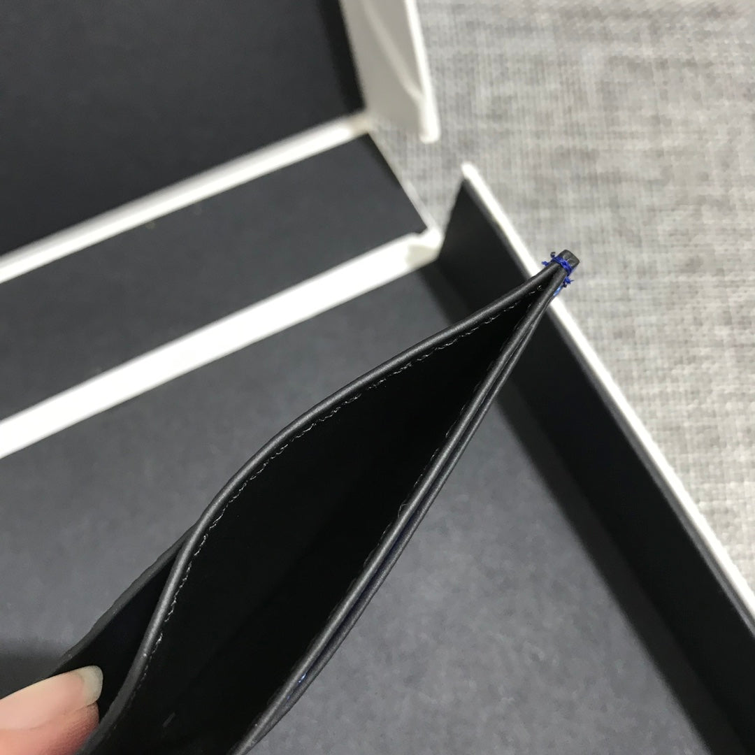 Loewe Plain Card Holder 多色拼接皮革卡包