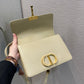 Dior 蒙田 30 Montaigne系列-24cm-珐瑯扣-淺杏色