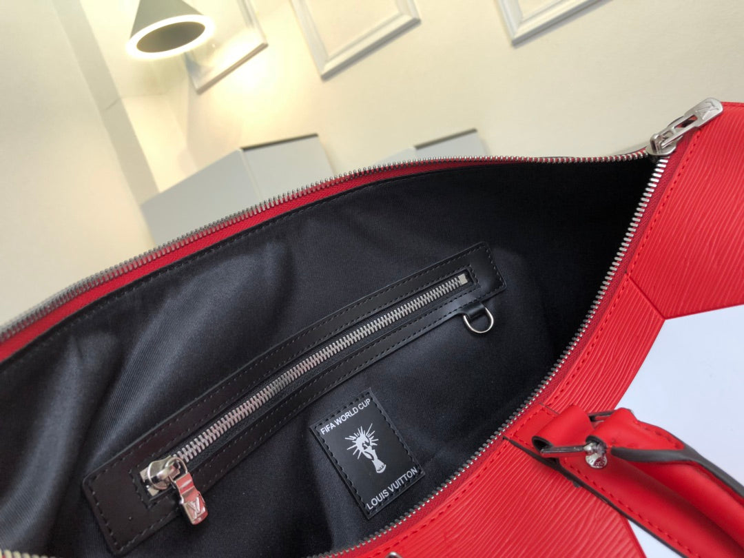 Lou-Keepall 50旅行袋 紅色