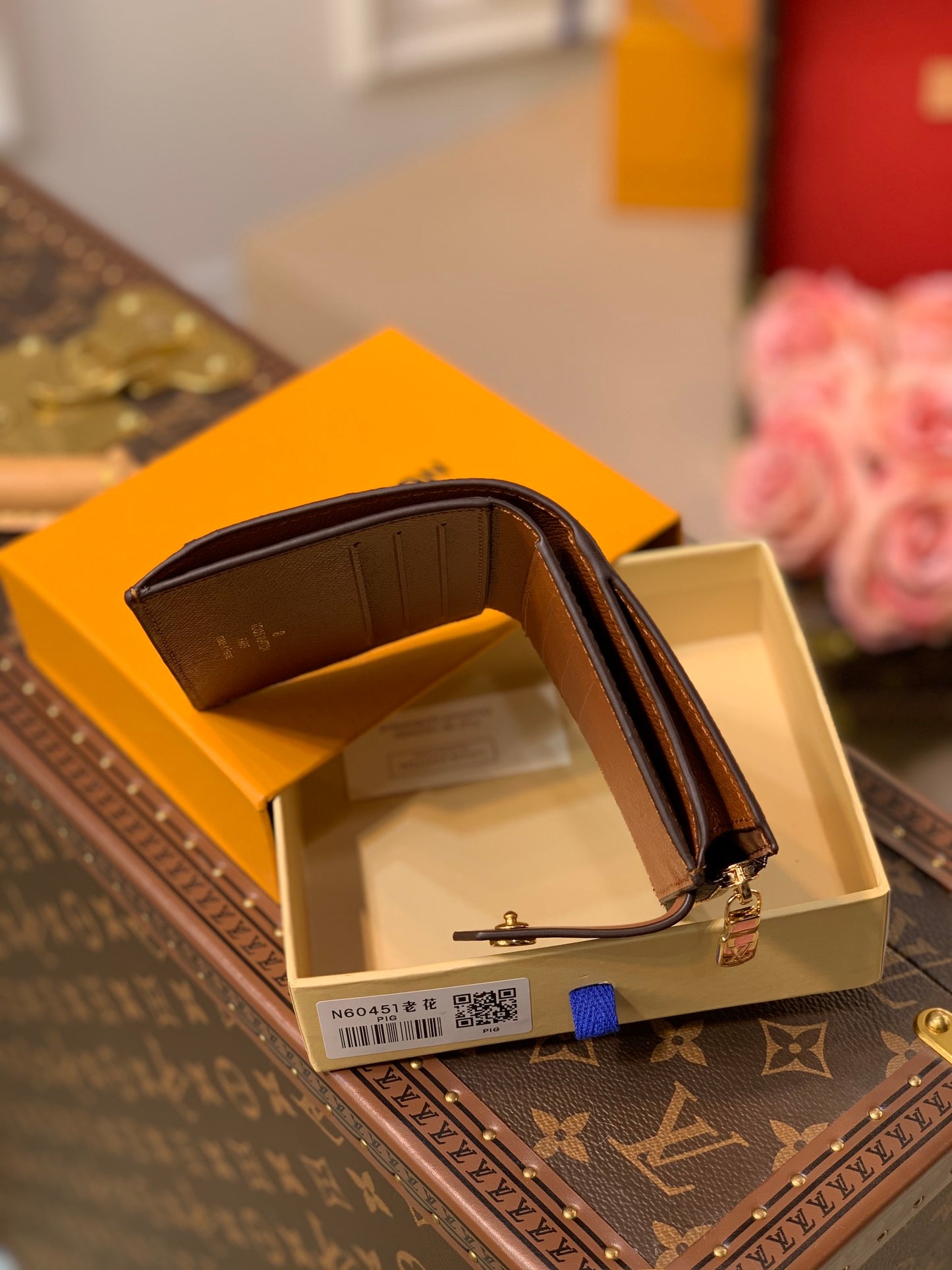 LV M60451 老花 Victorinem 短夾