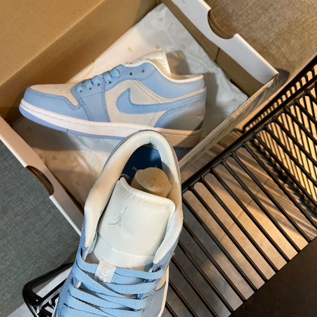 N1K-Air Jordan 1 Low 板鞋 休閒鞋 藍色