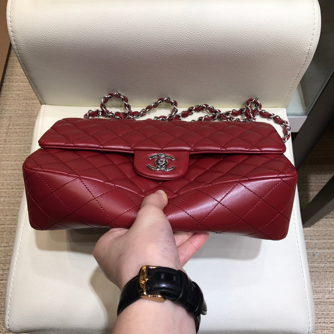 小香家-經典款菱格系列 CF包 銀鍊 25cm