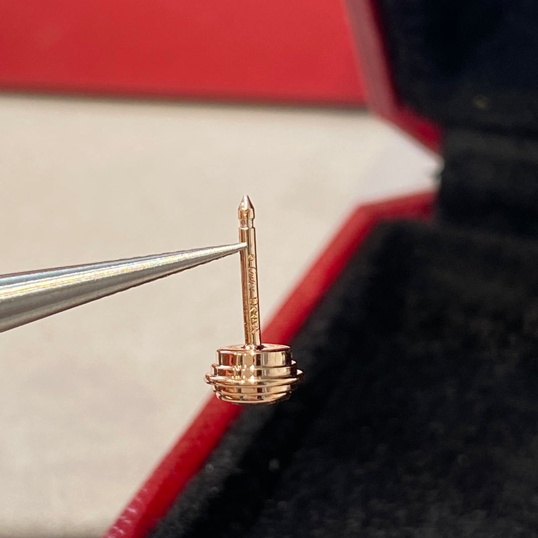 Cartier 20分單鑽耳環