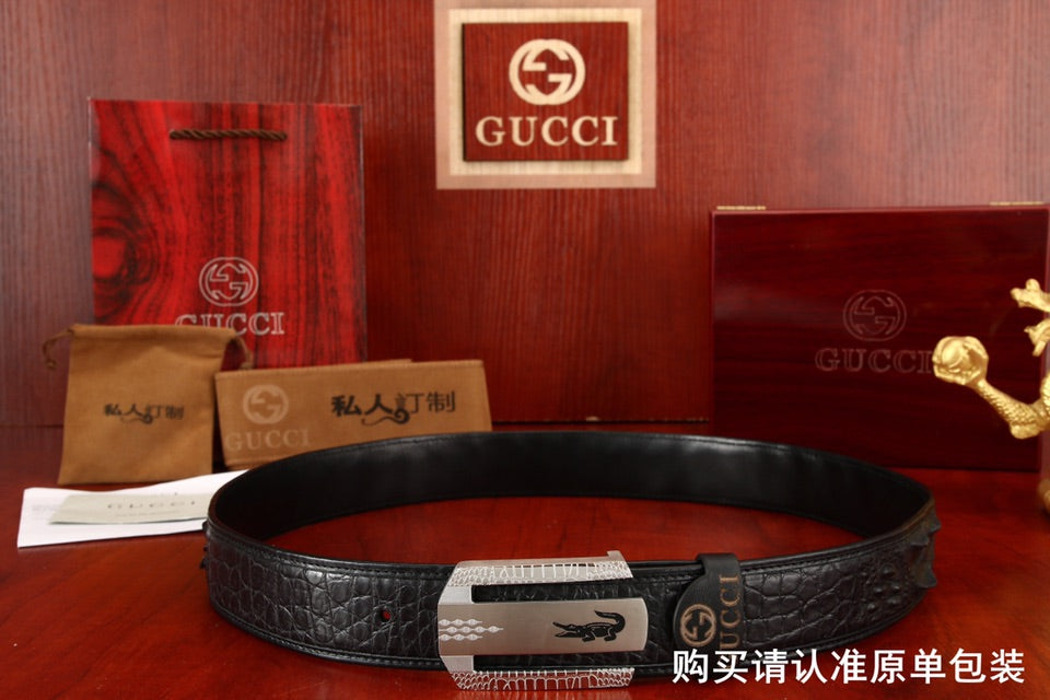 古G家-皮帶-3.8cm-男款