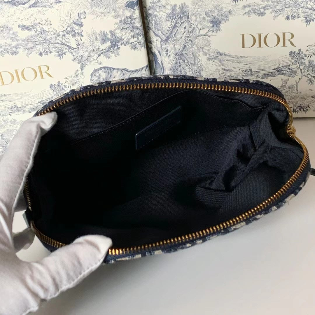 Dior 老花化妝包大號