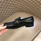 Sal-休閒皮鞋 亮面黑色