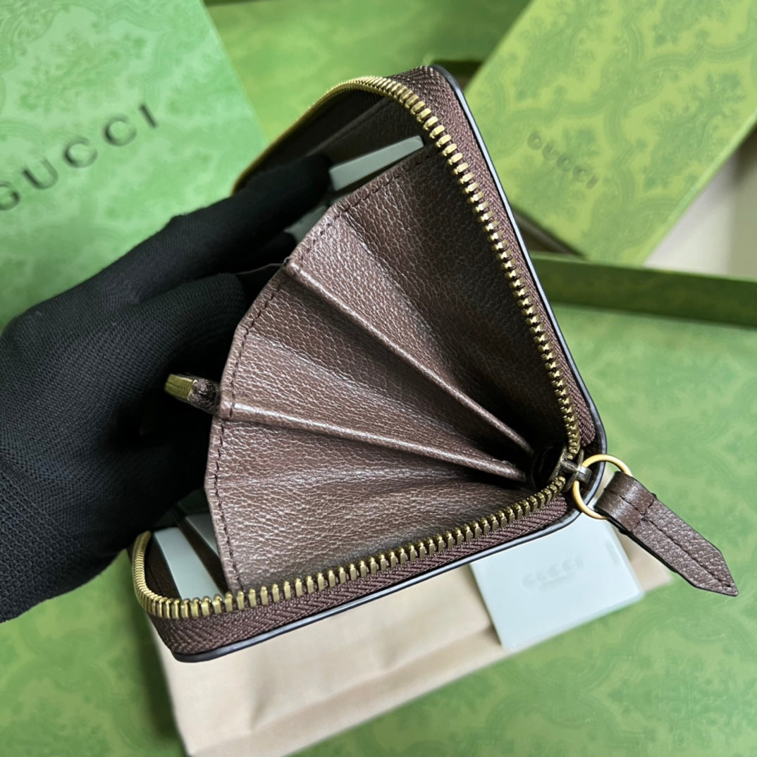 Gucci 竹節拉鍊長夾