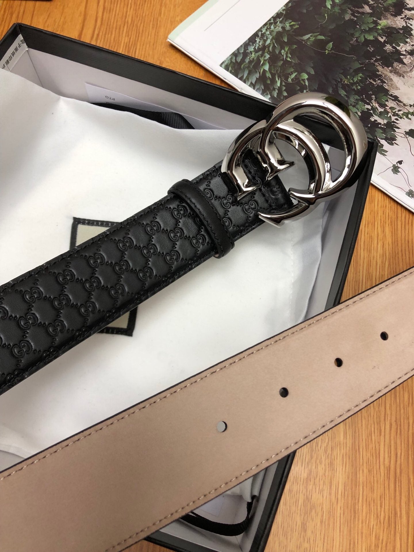 古G家-皮帶-3.8cm-男款