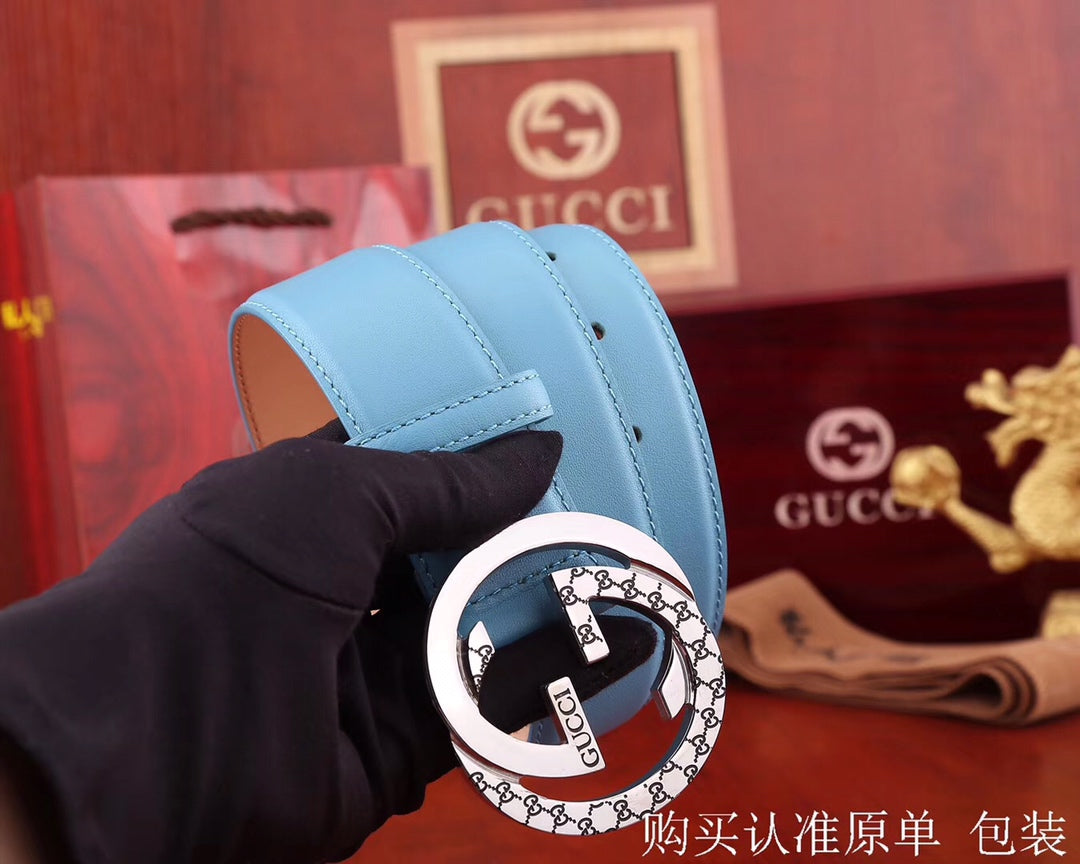古G家-皮帶-3.8cm-男款